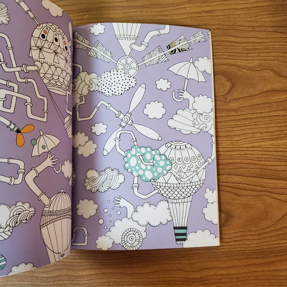 Extraordinary Machines Coloring Book *Must be bundled* - Picture 3 of 6